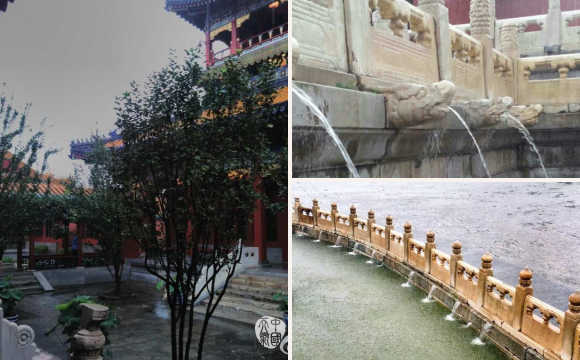 北京遭遇大暴雨 600年的故宫地面无积水(图)