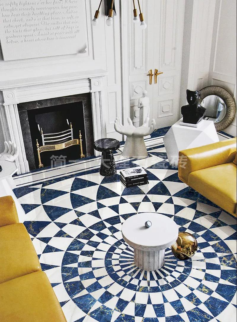 高档装修用简一 密缝铺贴体现家装细节品味