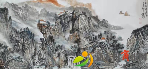 中韩书画艺术交流协会举行即墨区部成立三周年笔会（组图）