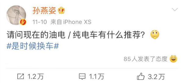 孙燕姿种草电动车 欧拉R1成为独立女性的大玩伴