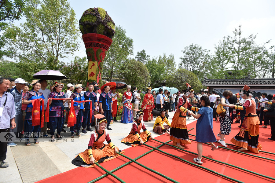 多彩壮乡梦幻家园 北京世园会迎来“广西日”(图)