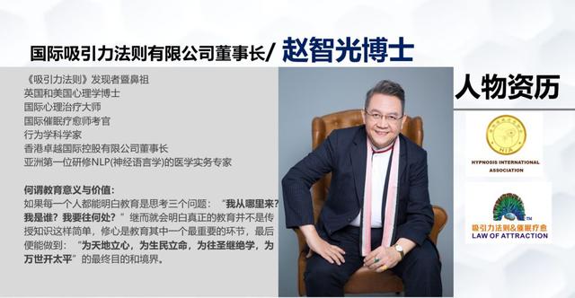 赵智光国际心理治疗大师做潜意识的巨人