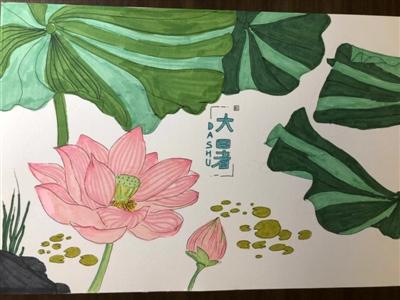 成都小学生作700多幅写绘 稚嫩文笔记录二十四节气