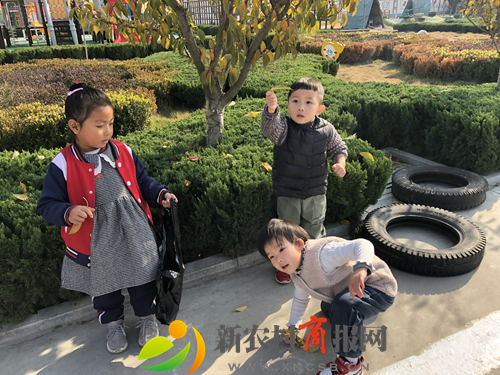 平度市明村镇中心幼儿园开展户外实践活动