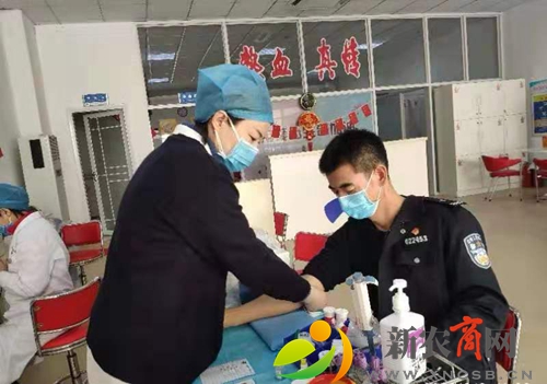 点赞胶州交警！献血献爱心为抗击疫情出力为生命接力！