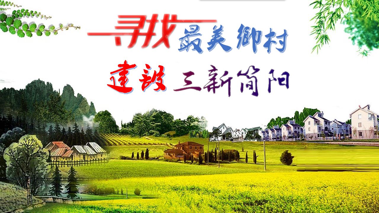 简阳市举办最美乡村网络评选活动