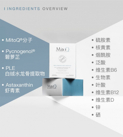 MitoQ皓白胶囊亮相天猫国际 成年轻人心水之选