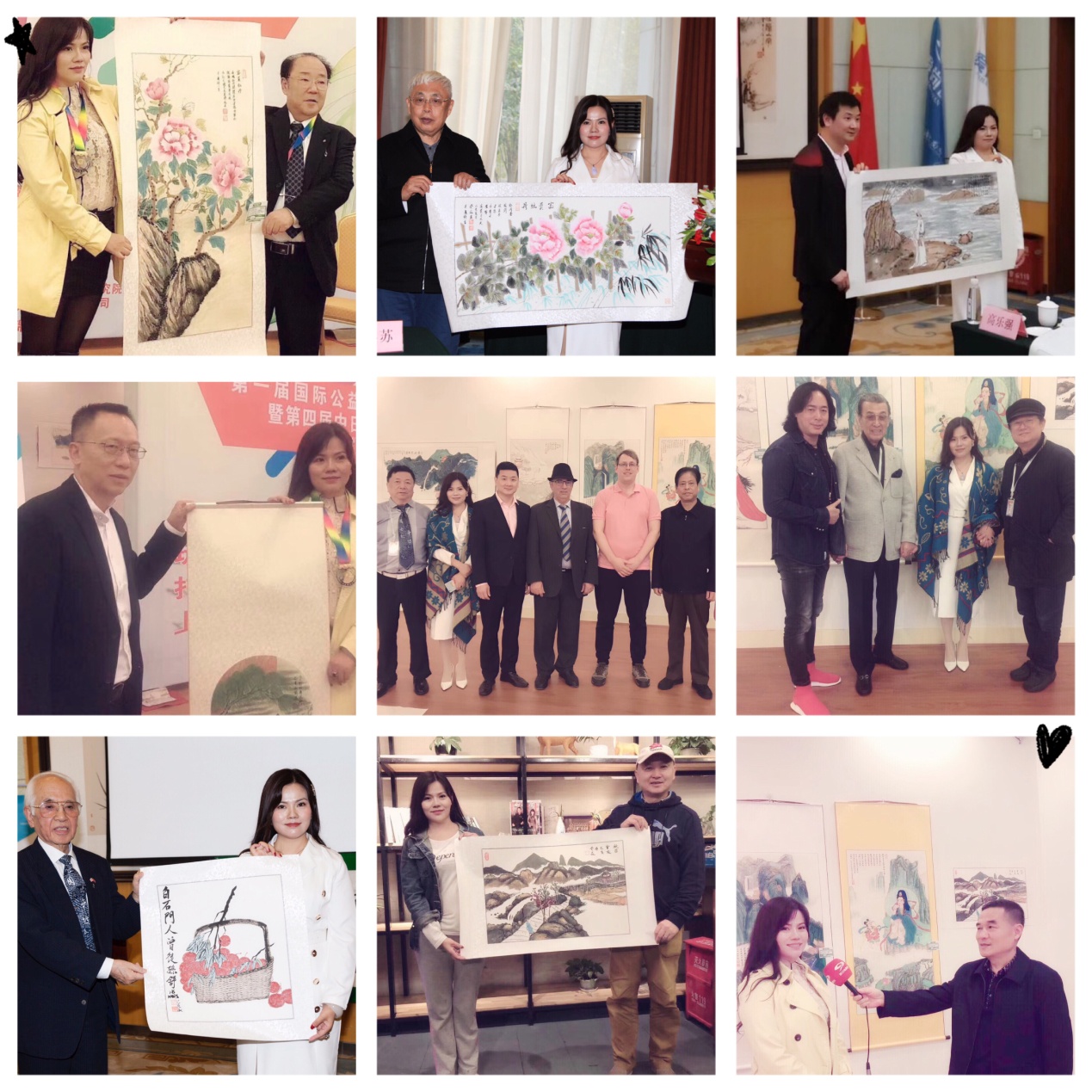 知名女诗书画家舒淼首次画展取得圆满成功