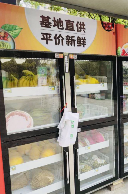 恬宸优品共享果蔬店实现灵活选址的无人自售生鲜店铺