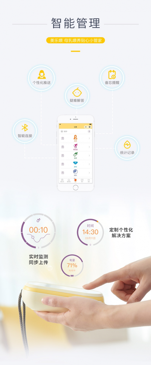 吸奶器哪个品牌好?高端智能吸乳器就选美德乐