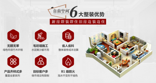 自由空间集成墙饰 家装技术不断突破行业瓶颈