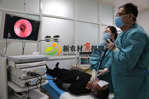 胶州市人民医院：电子支气管镜检查确诊一名肺癌患者