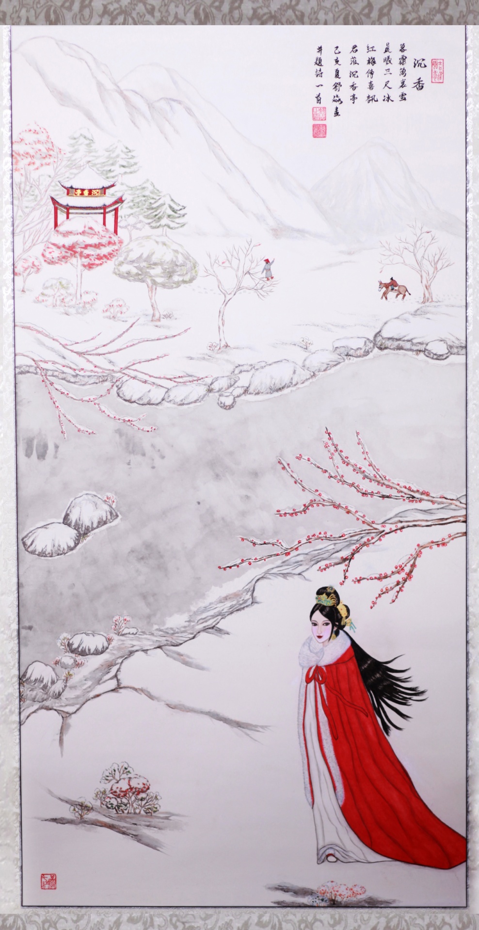 知名女诗书画家舒淼首次画展取得圆满成功